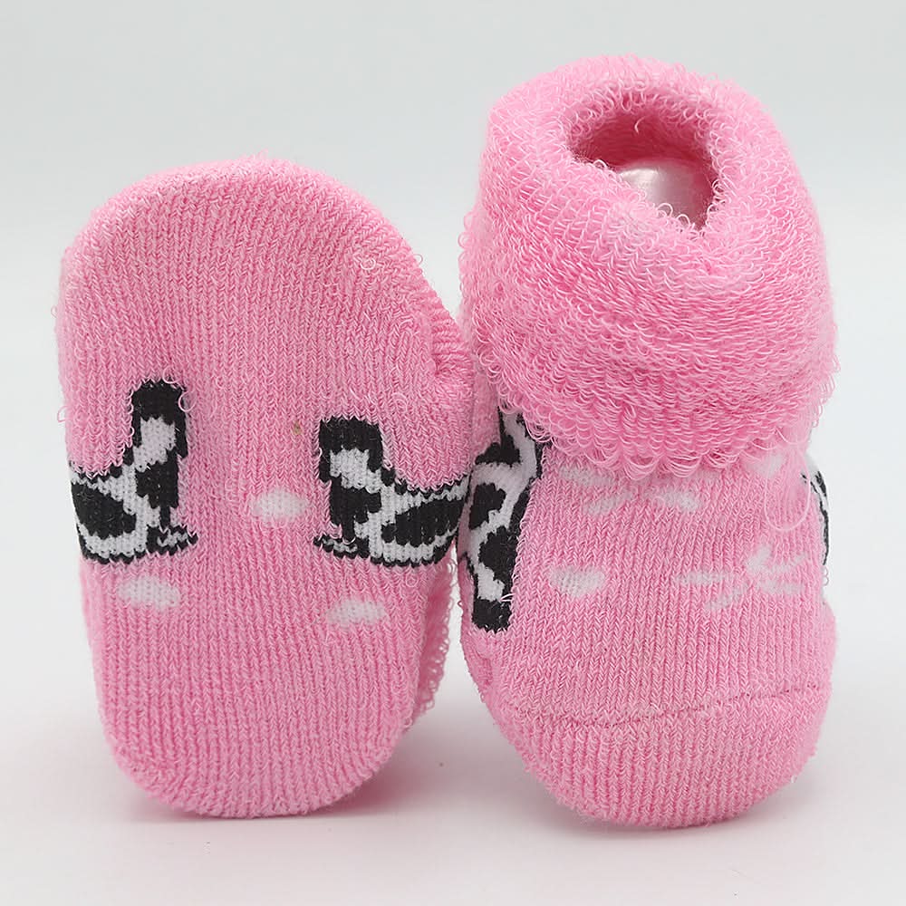 Newborn Booties (RA601) - Pink, Kids, NB Shoes And Socks, Chase Value, Chase Value