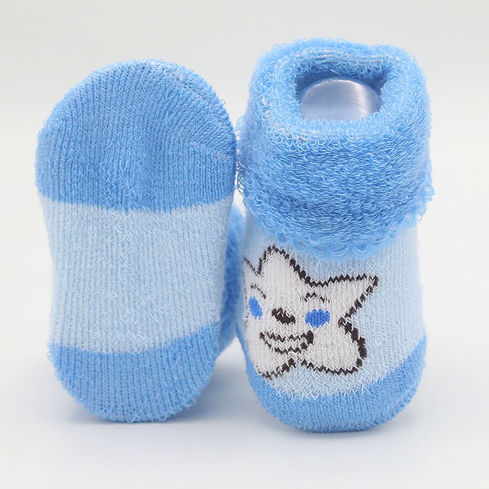 Newborn Booties (RA601) - Blue, Kids, NB Shoes And Socks, Chase Value, Chase Value