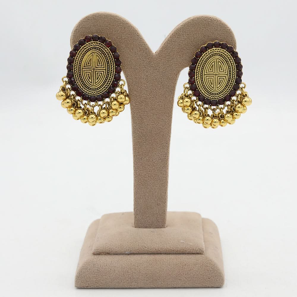Women's Fancy Ear Tops - Red, Women, Earrings & Tops, Chase Value, Chase Value