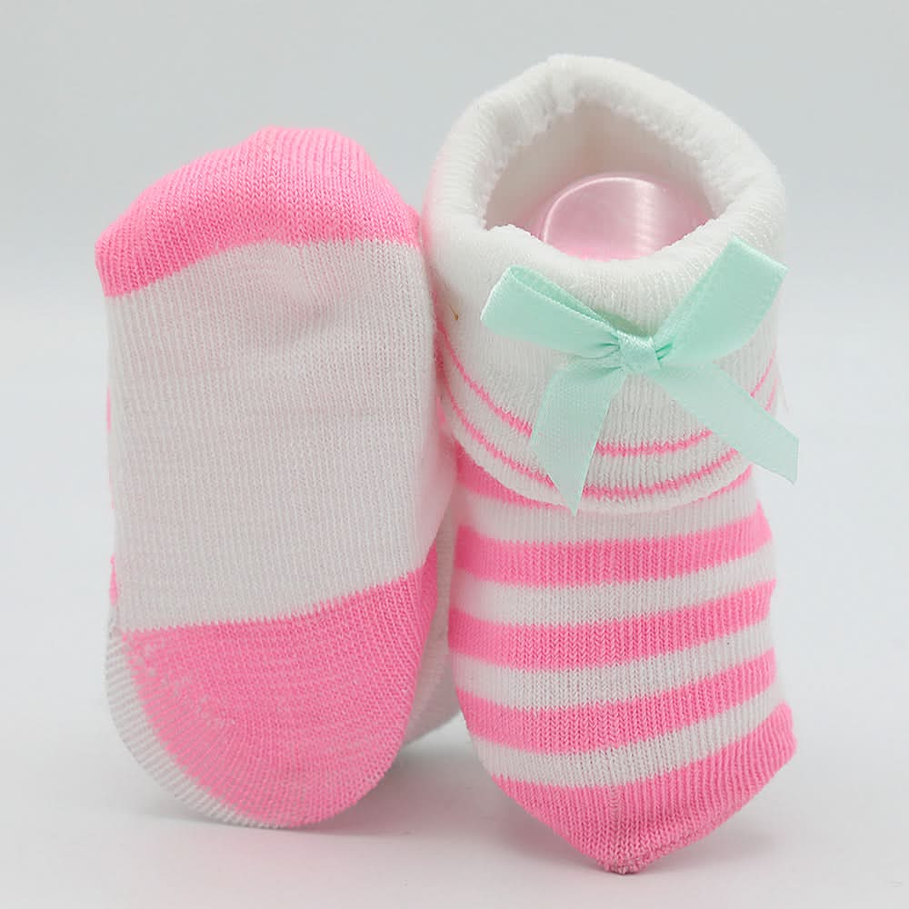 Newborn Booties (RA601) - Pink, Kids, NB Shoes And Socks, Chase Value, Chase Value
