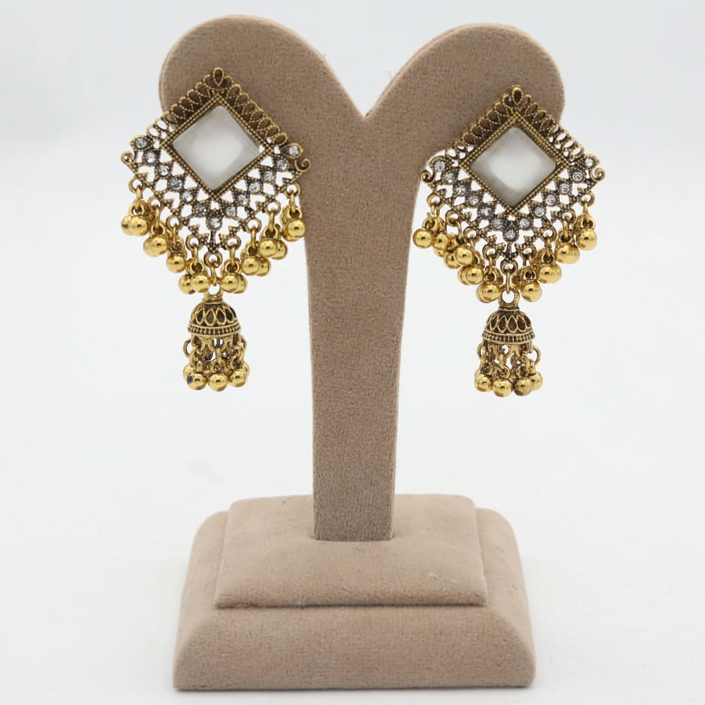 Women's Fancy Ear Tops - White, Women, Earrings & Tops, Chase Value, Chase Value