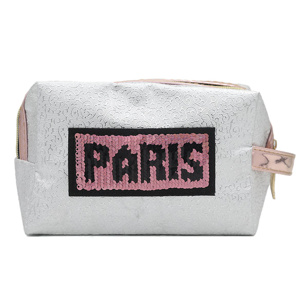 Makeup Pouch - Silver, Beauty & Personal Care, Beauty Tools, Chase Value, Chase Value