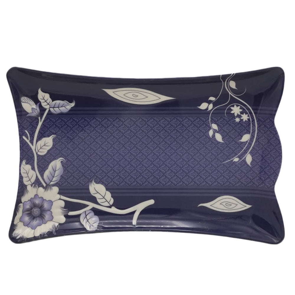 Embose Tray Melamine Small - Dark Blue, Home & Lifestyle, Serving And Dining, Chase Value, Chase Value