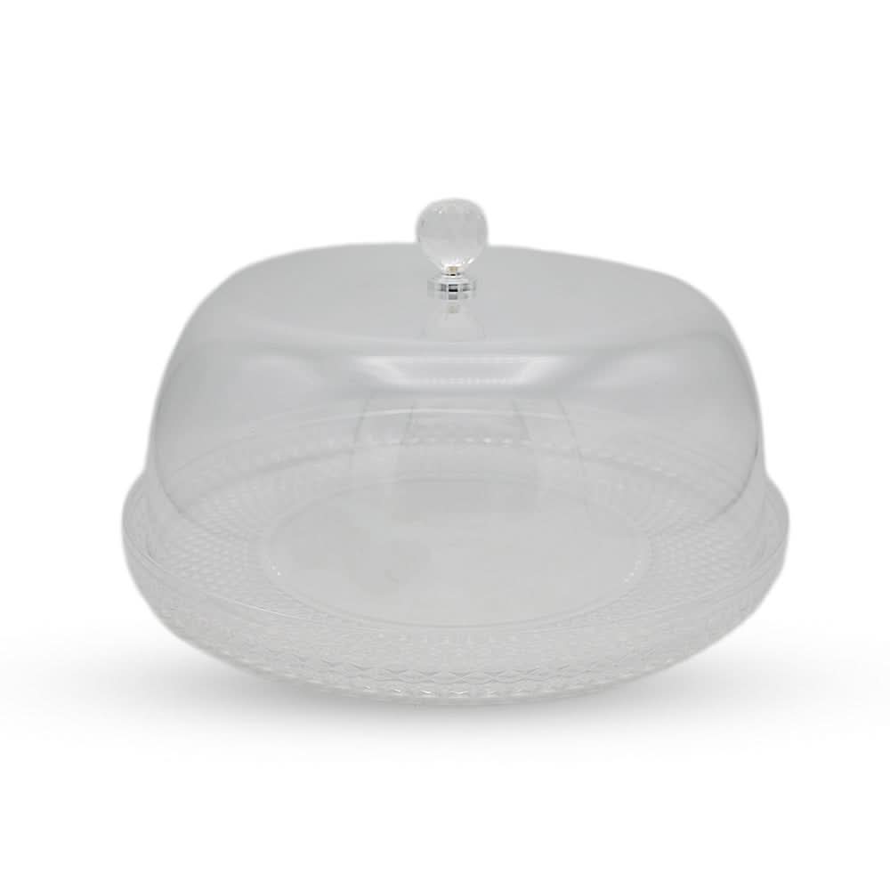 Acrylic Multi Function Cake Dish 4175 (MB-301) - White, Home & Lifestyle, Serving And Dining, Chase Value, Chase Value