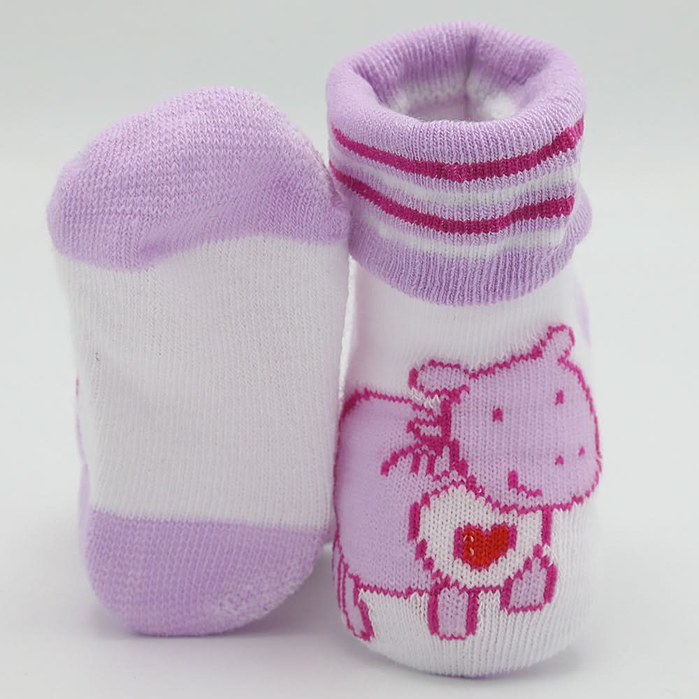 Newborn Booties (RA601) - Purple, Kids, NB Shoes And Socks, Chase Value, Chase Value