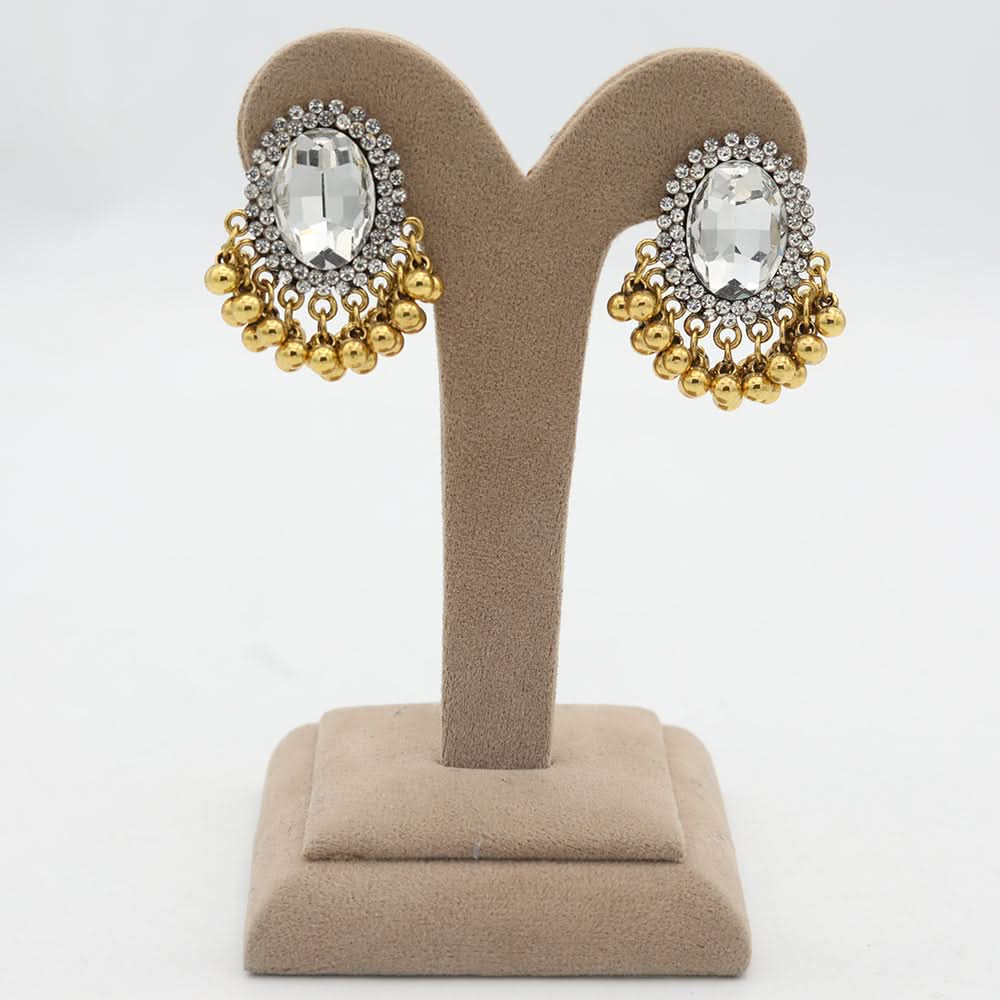 Women's Fancy Ear Tops - Golden, Women, Earrings & Tops, Chase Value, Chase Value