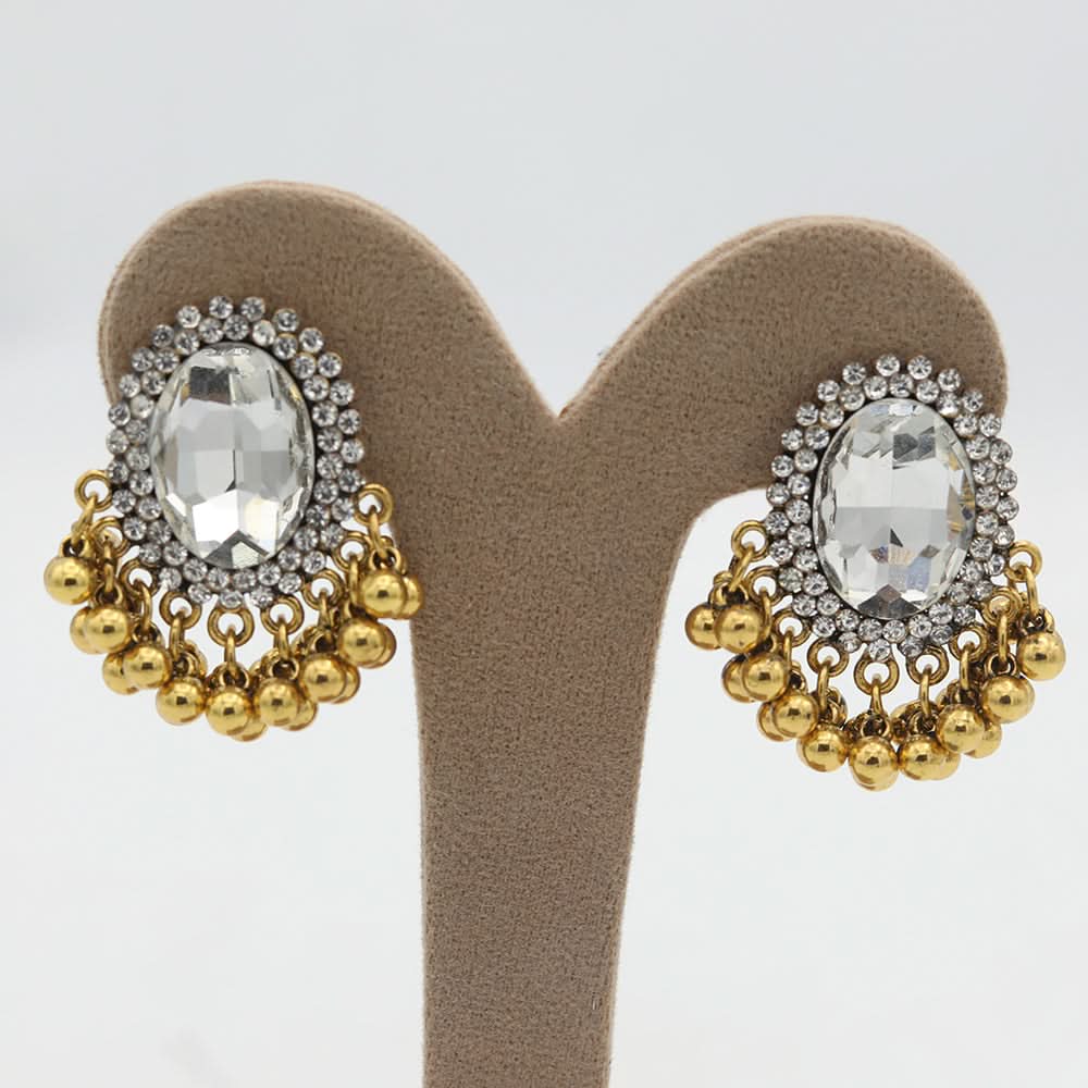 Women's Fancy Ear Tops - Golden, Women, Earrings & Tops, Chase Value, Chase Value