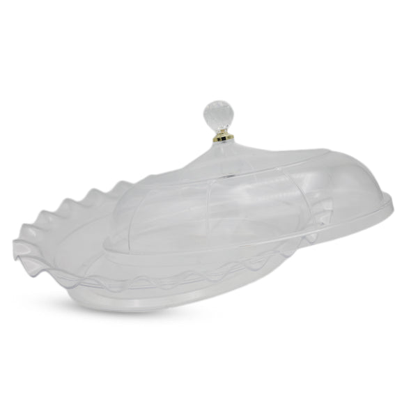 Acrylic Oval Dish 4137 (KA-40/MB-301) - White, Home & Lifestyle, Serving And Dining, Chase Value, Chase Value