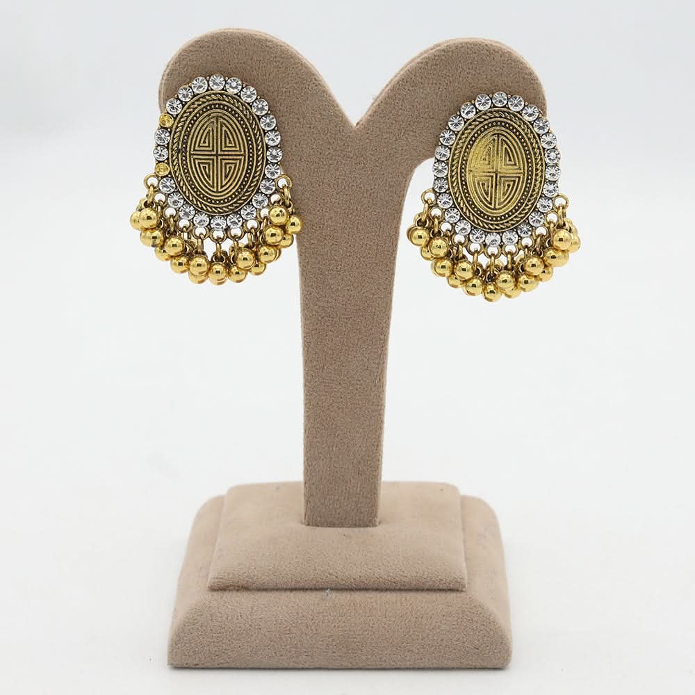 Women's Fancy Ear Tops - Golden, Women, Earrings & Tops, Chase Value, Chase Value