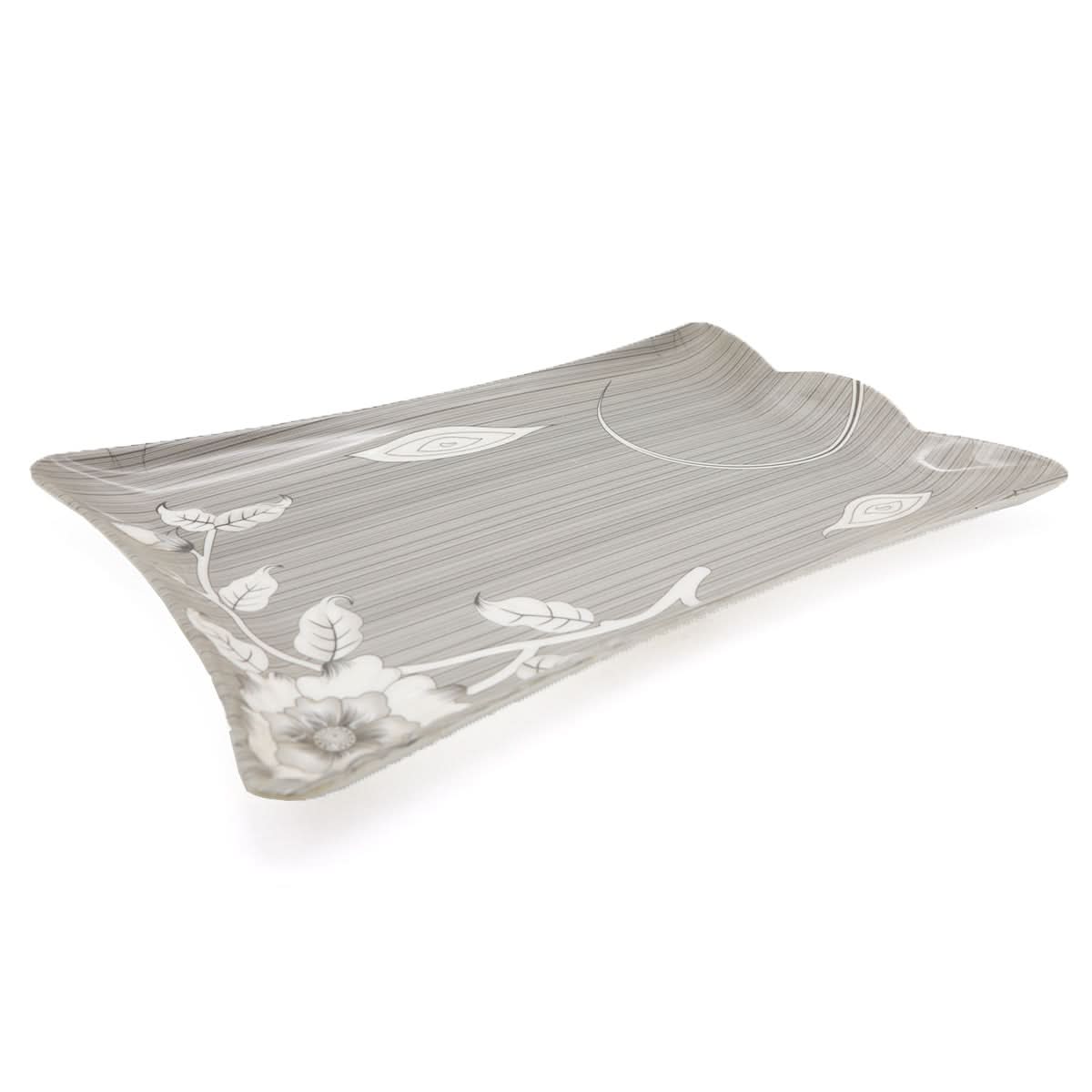 Embose Tray Melamine Small - Grey, Home & Lifestyle, Serving And Dining, Chase Value, Chase Value