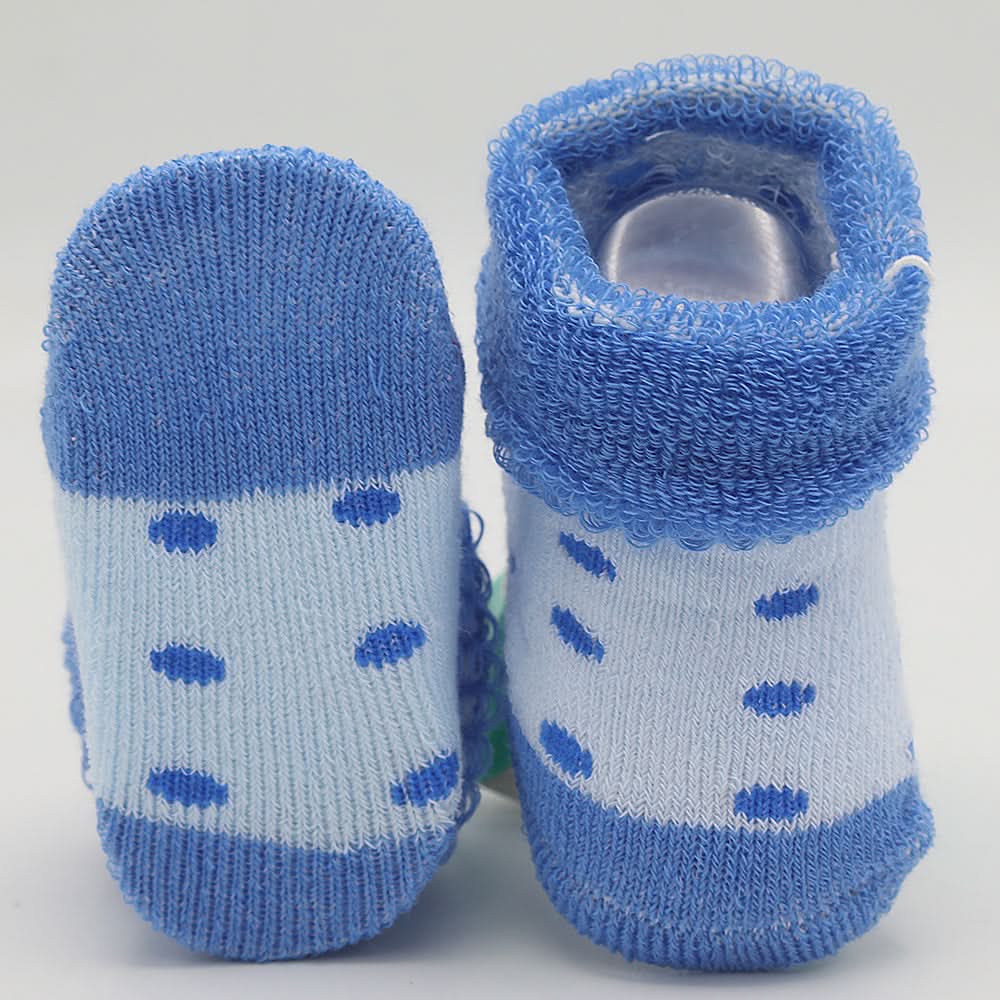 Newborn Booties (RA601) - Blue, Kids, NB Shoes And Socks, Chase Value, Chase Value