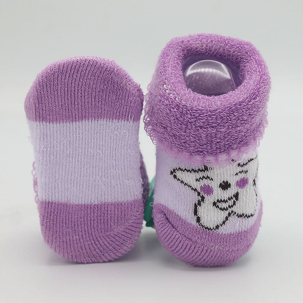 Newborn Booties (RA601) - Purple, Kids, NB Shoes And Socks, Chase Value, Chase Value
