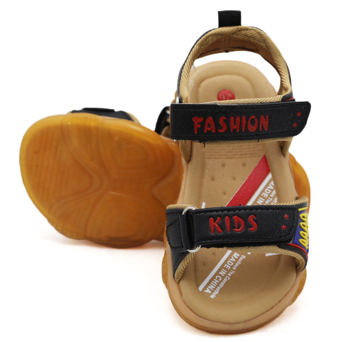 Boys Sandal - B03 - Black, Kids, Boys Sandals, Chase Value, Chase Value