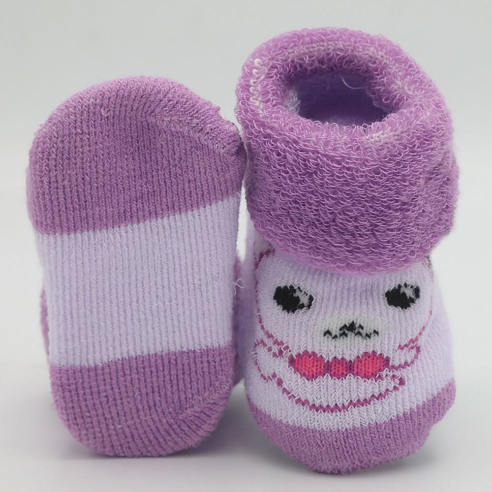 Newborn Booties (RA601) - Purple, Kids, NB Shoes And Socks, Chase Value, Chase Value
