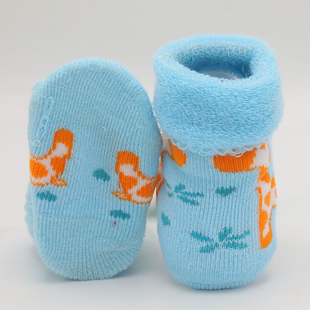 Newborn Booties (RA601) - Blue, Kids, NB Shoes And Socks, Chase Value, Chase Value