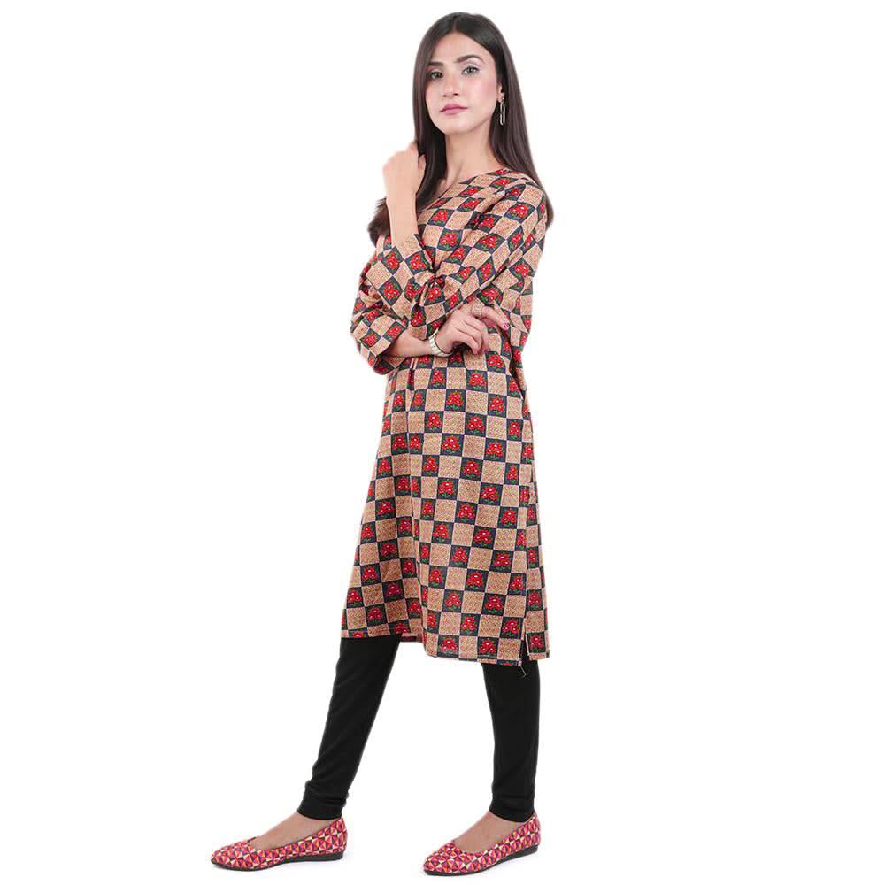 Karizma Chahat Printed Lawn 1 Pcs Un-Stitched Kurti - 06 B, Women, Unstitched Kurti, United Textiles, Chase Value