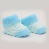 Newborn Booties (RA601) - Light Blue, Kids, NB Shoes And Socks, Chase Value, Chase Value