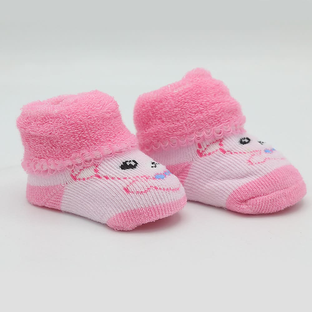Newborn Booties (RA601) - Pink, Kids, NB Shoes And Socks, Chase Value, Chase Value