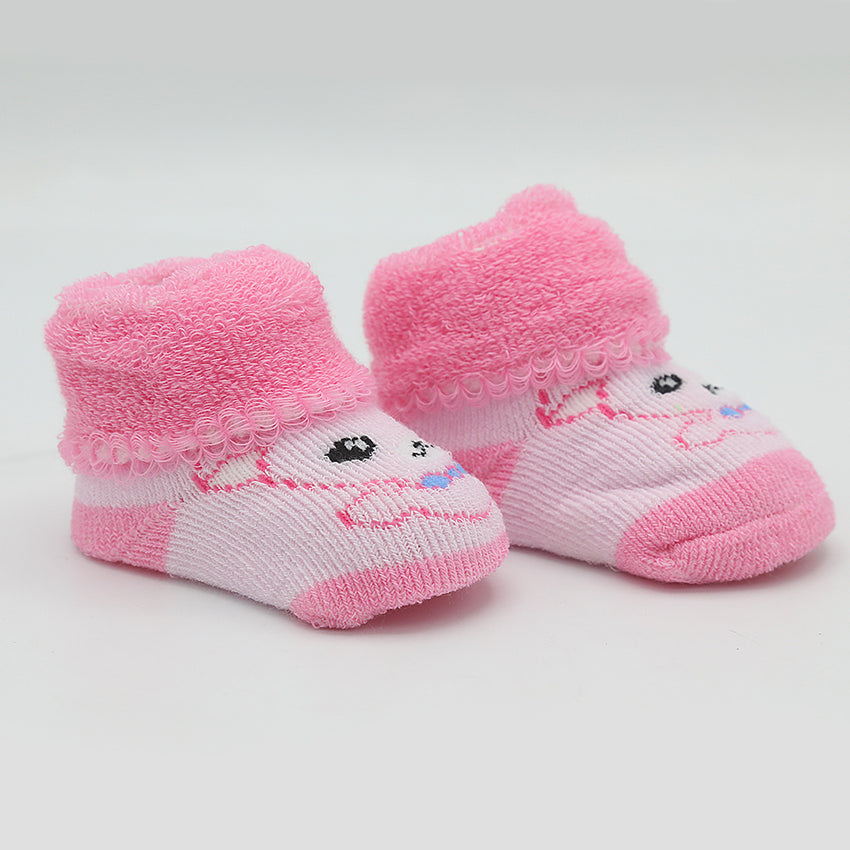 Newborn Booties (RA601) - Pink, Kids, NB Shoes And Socks, Chase Value, Chase Value