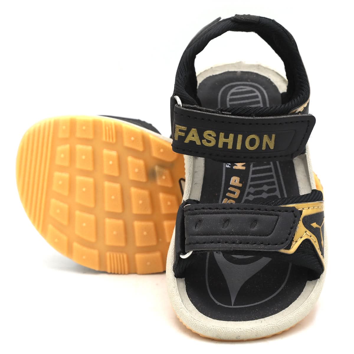 Boys Sandal 718 - Black Gold, Kids, Boys Sandals, Chase Value, Chase Value
