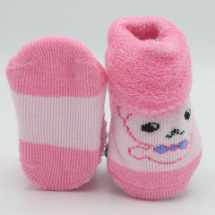 Newborn Booties (RA601) - Pink, Kids, NB Shoes And Socks, Chase Value, Chase Value