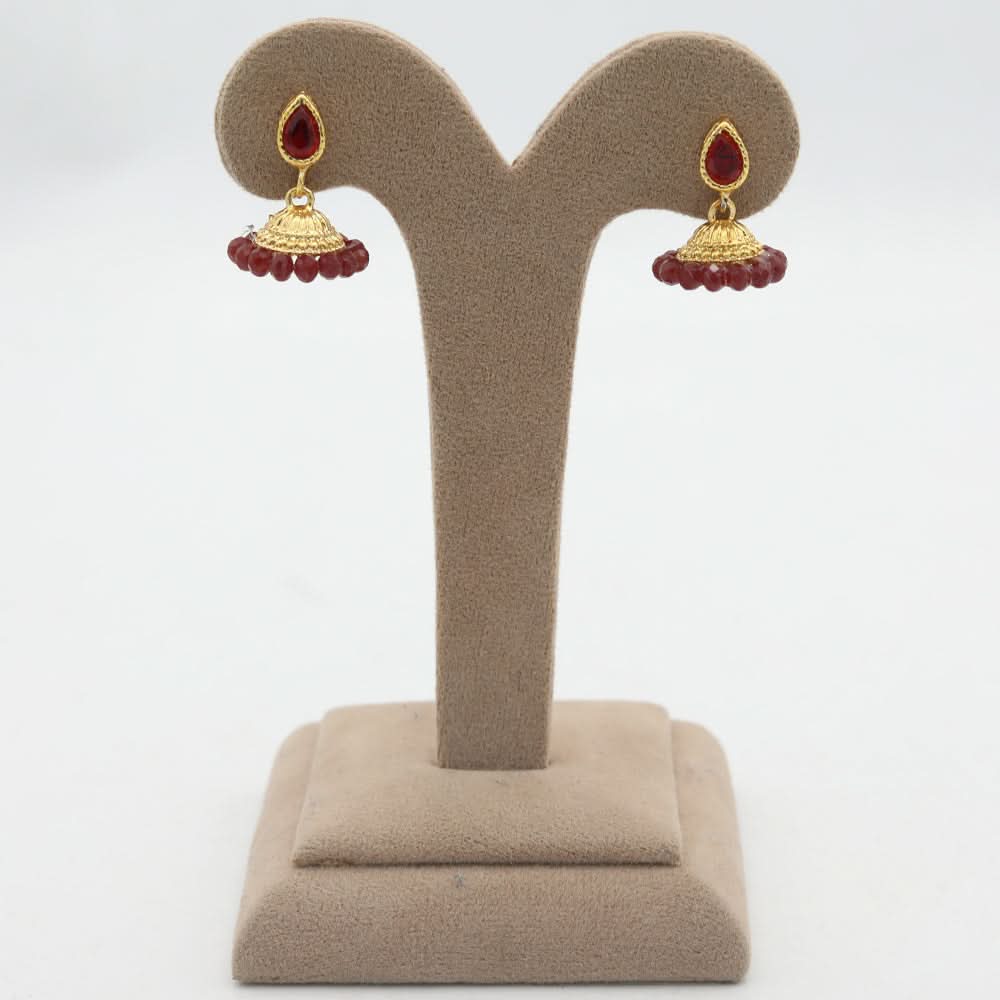 Women's Umbrella Jhumki - Maroon, Women, Earrings & Tops, Chase Value, Chase Value