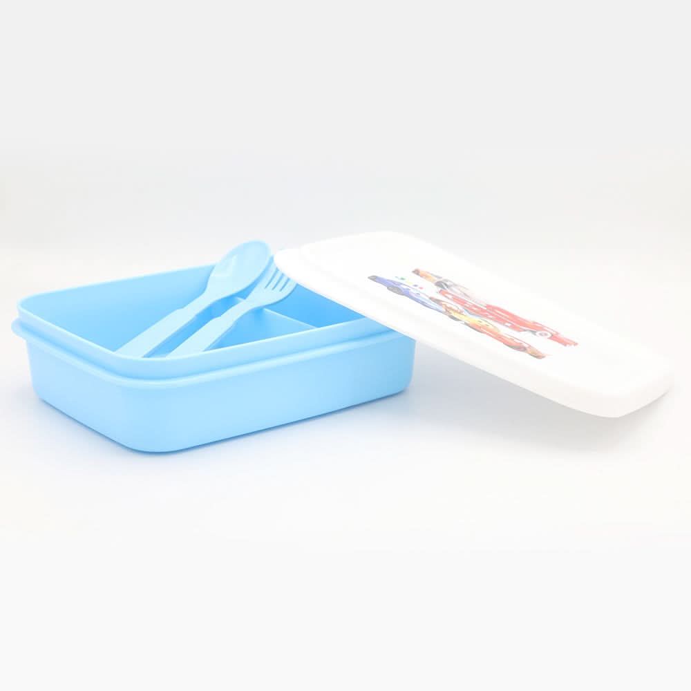 Slim Line Lunch Box JZ-670 - Blue, Kids, Tiffin Boxes And Bottles, Chase Value, Chase Value
