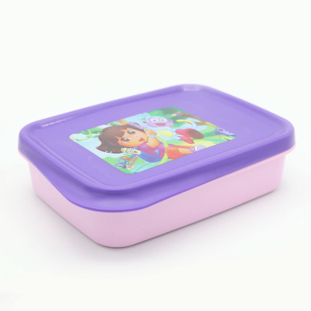 Slim Line Lunch Box JZ-670 - Pink, Kids, Tiffin Boxes And Bottles, Chase Value, Chase Value