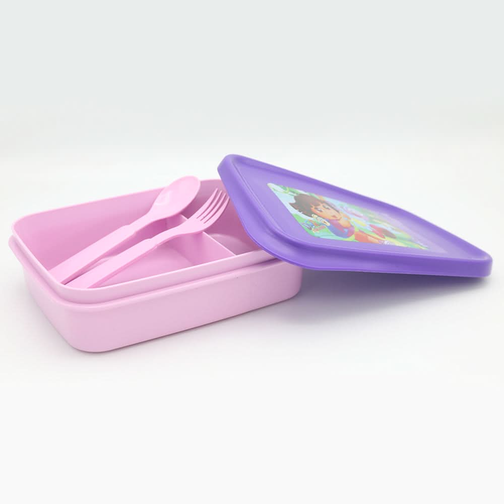 Slim Line Lunch Box JZ-670 - Pink, Kids, Tiffin Boxes And Bottles, Chase Value, Chase Value