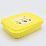 Slim Line Lunch Box JZ-670 - Yellow, Kids, Tiffin Boxes And Bottles, Chase Value, Chase Value