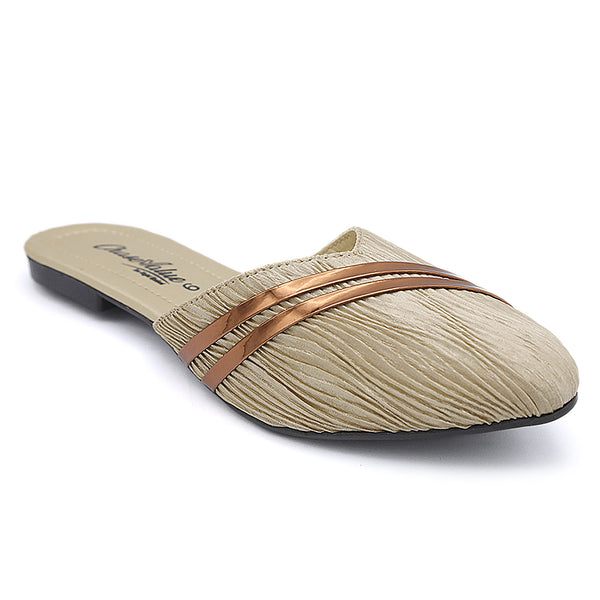 Women's Backless Slippers - Fawn, Women, Slippers, Chase Value, Chase Value