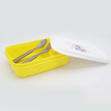 Slim Line Lunch Box JZ-670 - Yellow, Kids, Tiffin Boxes And Bottles, Chase Value, Chase Value
