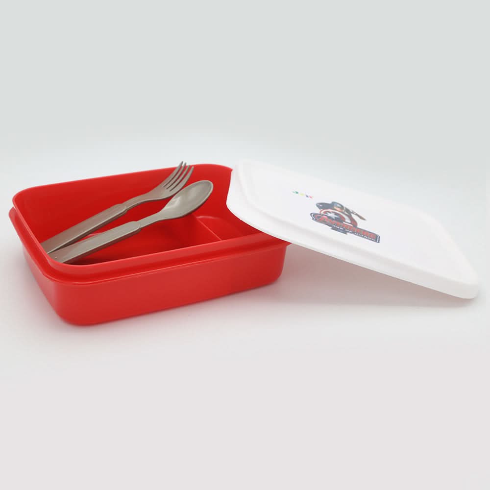 Slim Line Lunch Box JZ-670 - Red, Kids, Tiffin Boxes And Bottles, Chase Value, Chase Value