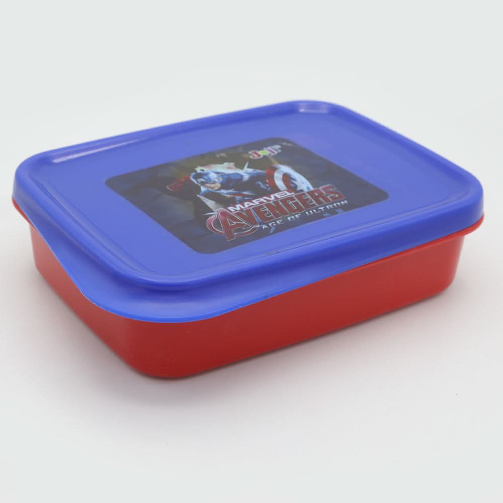Slim Line Lunch Box JZ-670 - Red, Kids, Tiffin Boxes And Bottles, Chase Value, Chase Value