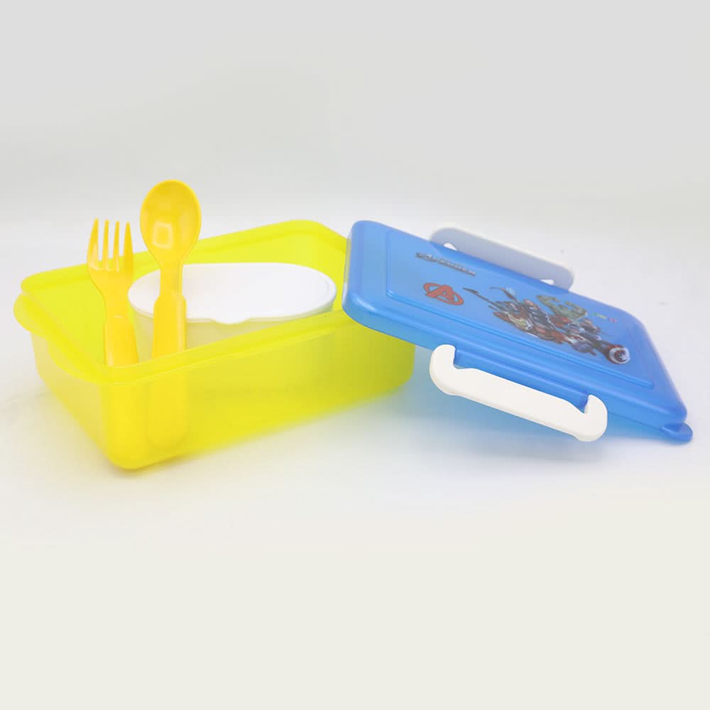 Recta Lunch Box Lock JZ-976 - Yellow, Kids, Tiffin Boxes And Bottles, Chase Value, Chase Value