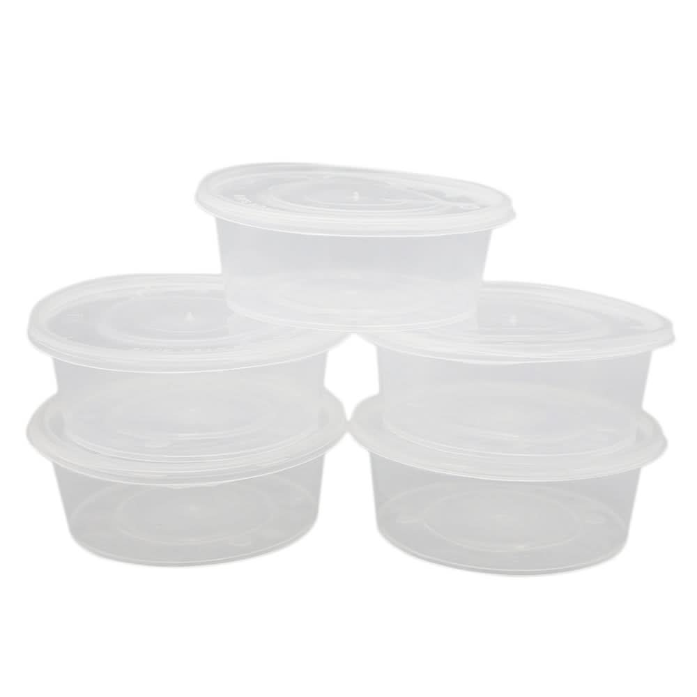 Plastic Round Container 5Pcs, Home & Lifestyle, Storage Boxes, Chase Value, Chase Value