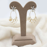 Women's Fancy Zarcon Earrings - Golden, Women, Earrings & Tops, Chase Value, Chase Value