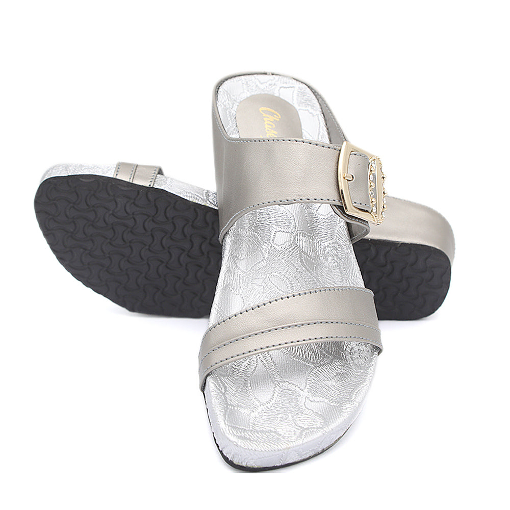 Girls Slippers G-6 - Grey, Kids, Girls Slippers, Chase Value, Chase Value