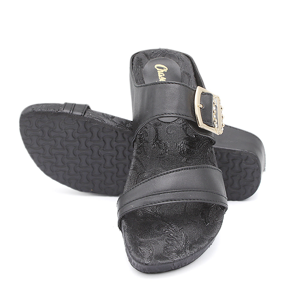 Girls Slippers G-6 - Black, Kids, Girls Slippers, Chase Value, Chase Value