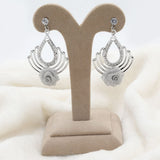 Women's Fancy Zarcon Earrings - Silver, Women, Earrings & Tops, Chase Value, Chase Value