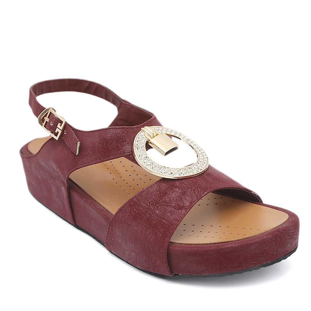 Women's Slipper Z-8 - Maroon, Women, Slippers, Chase Value, Chase Value