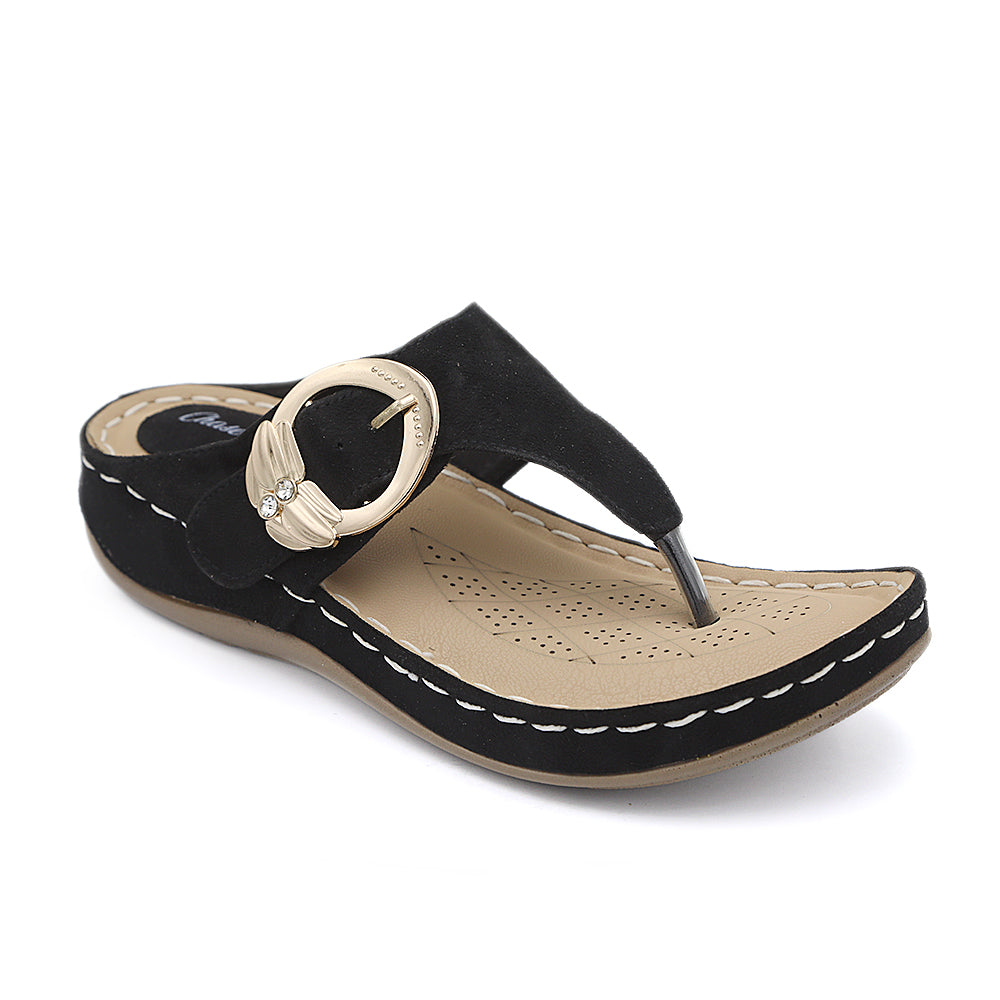 Women's Softy Slippers R-2 - Black, Women, Slippers, Chase Value, Chase Value