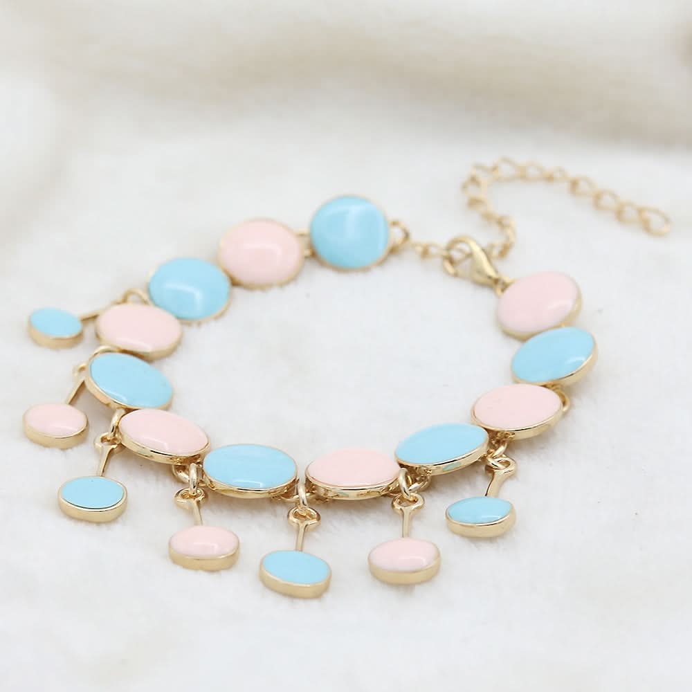 Women's Meena Bracelet - Pink, Women, Bangles & Bracelets, Chase Value, Chase Value