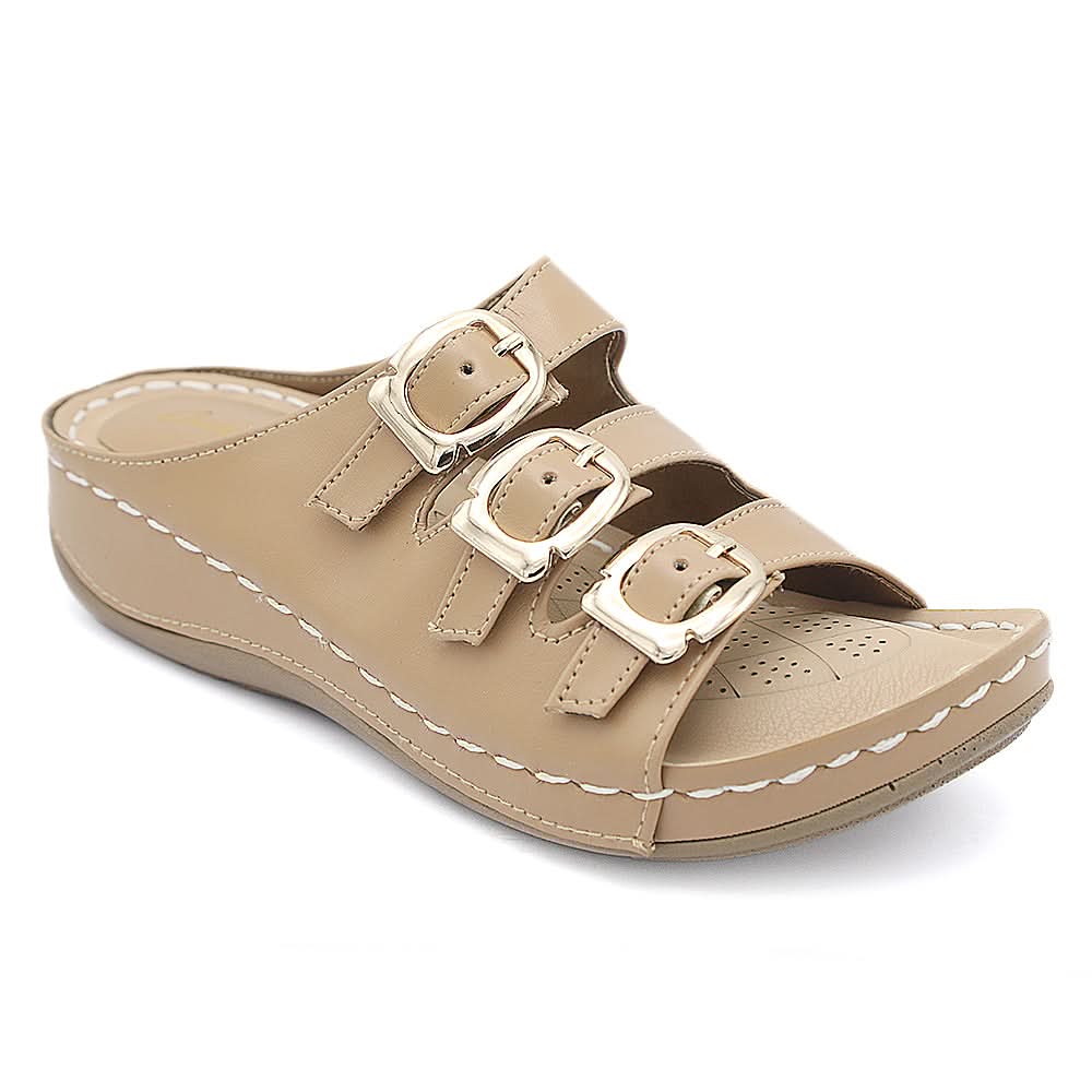 Women's Softy Slippers R-1 - Fawn, Women, Slippers, Chase Value, Chase Value