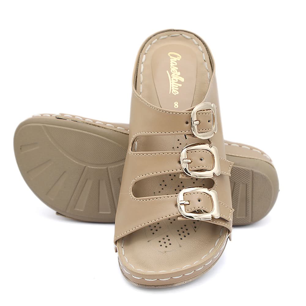 Women's Softy Slippers R-1 - Fawn, Women, Slippers, Chase Value, Chase Value