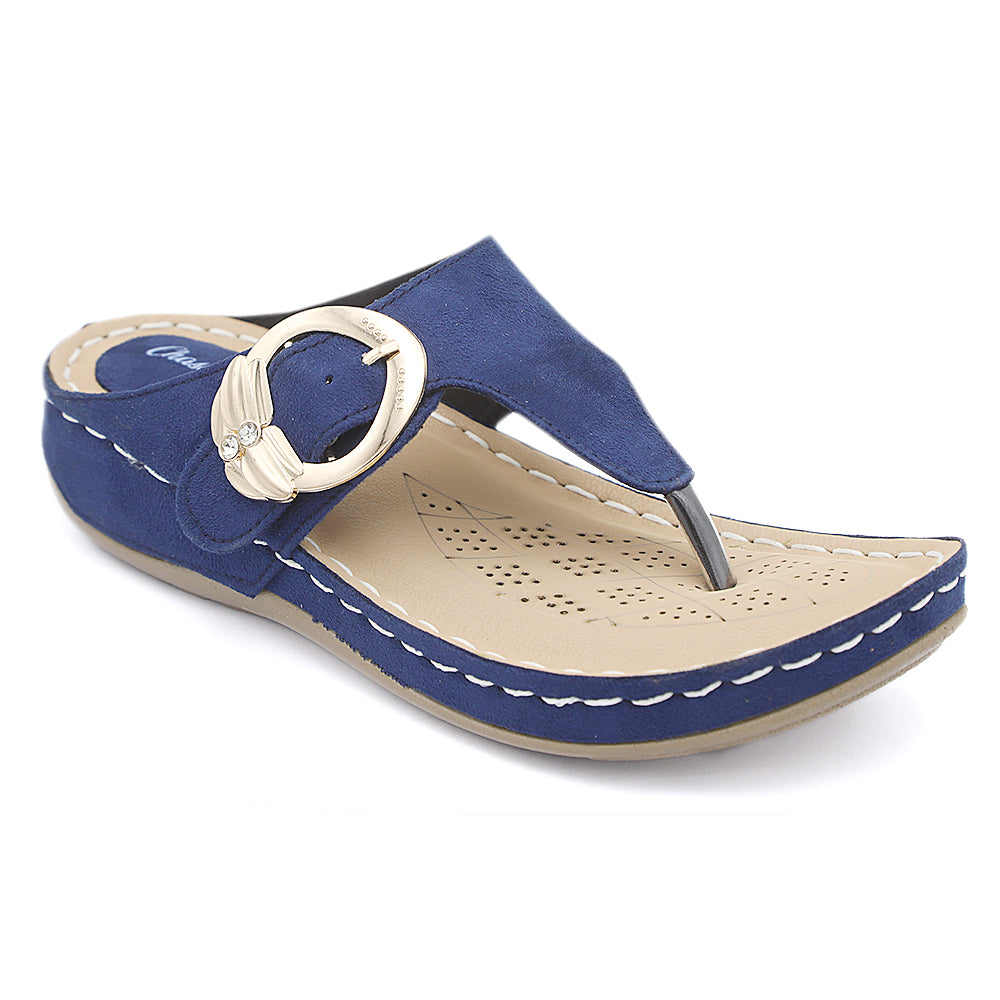 Women's Softy Slippers R-2 - Blue, Women, Slippers, Chase Value, Chase Value