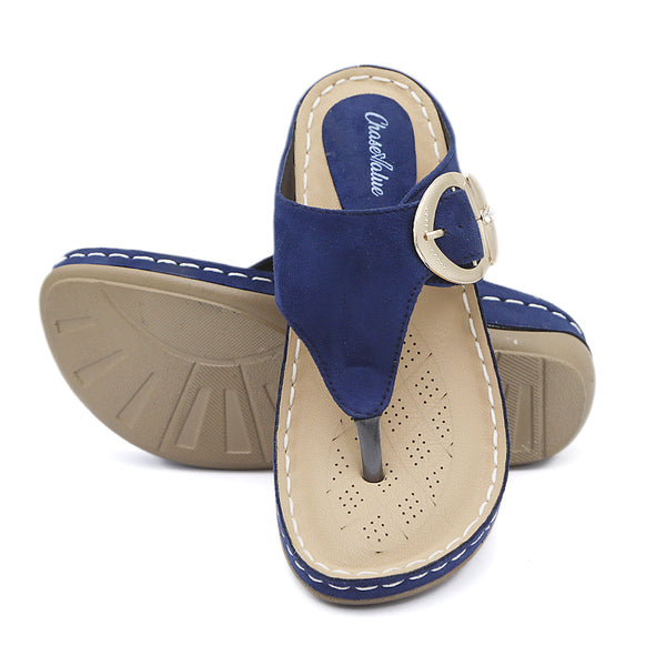 Women's Softy Slippers R-2 - Blue, Women, Slippers, Chase Value, Chase Value