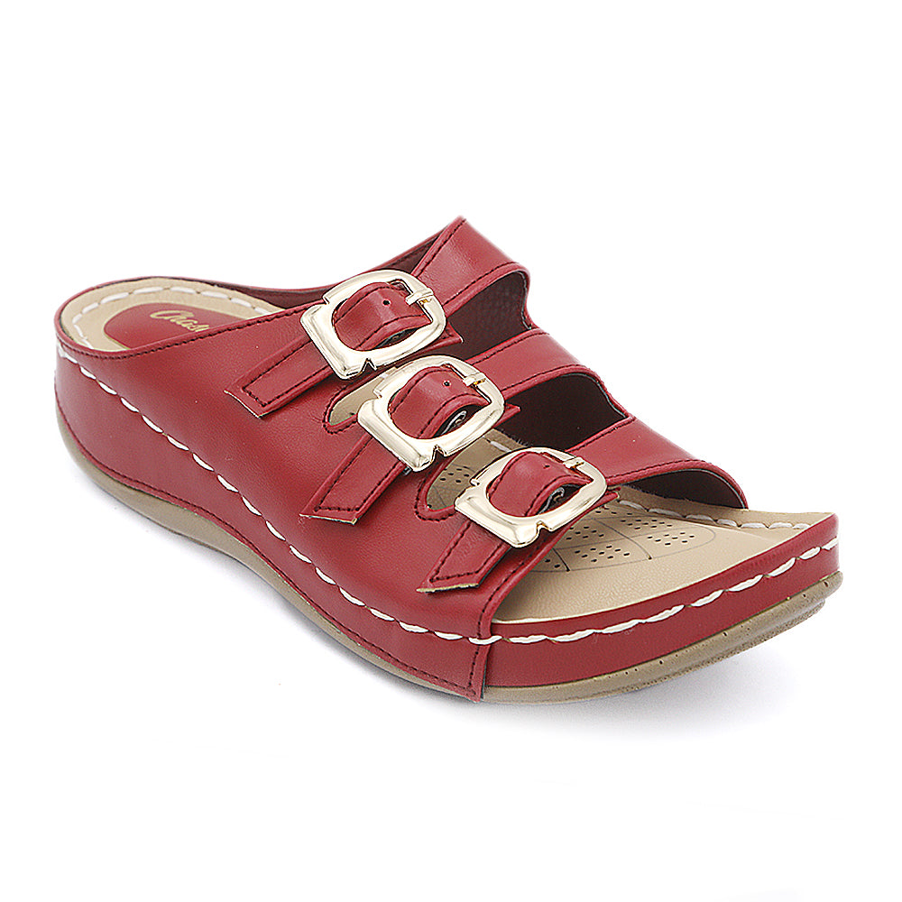 Women's Softy Slippers R-1 - Maroon, Women, Slippers, Chase Value, Chase Value