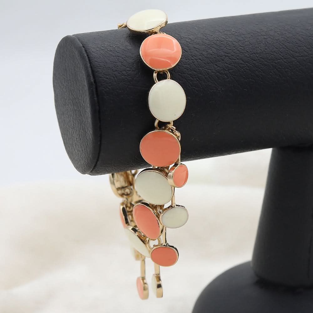 Women's Meena Bracelet - Peach, Women, Bangles & Bracelets, Chase Value, Chase Value