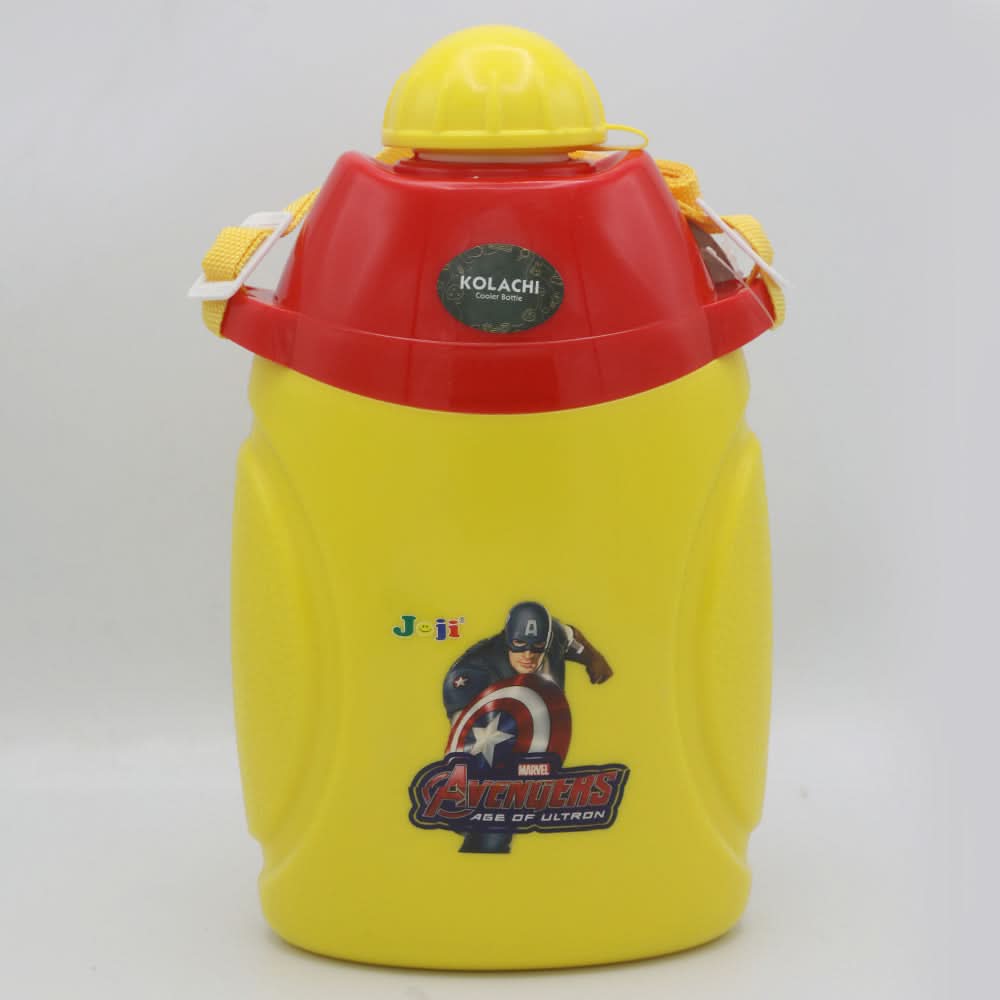 Kolachi Water Bottle JZ-1100 - Yellow, Kids, Tiffin Boxes And Bottles, Chase Value, Chase Value
